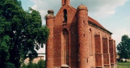Kaplica templariuszy w Chwarszczanach  - zbliżenie